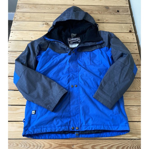 RIDE Full Zip Hooded Ski Snowboard Coat L